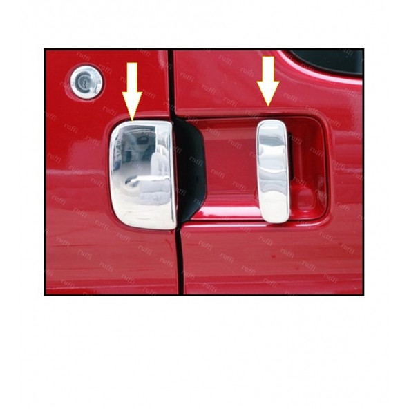 Citroen Berlingo Krom Kapı Kolu 4 Kapı 1996-2008 Paslanmaz Çelik