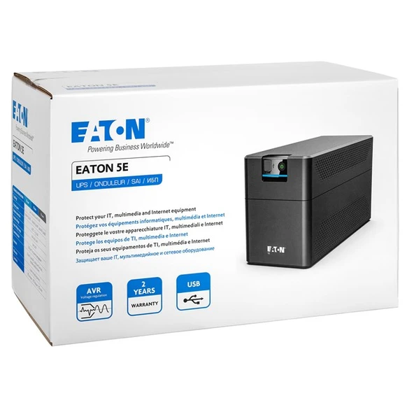 Eaton 5E 1200 USB DIN(Schuko) Line-Interactive UPS - 3
