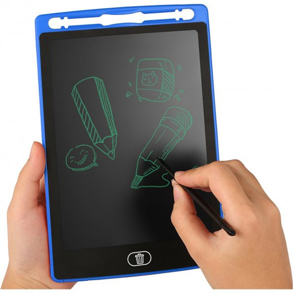 Tablet LCD 8.5 Inç Dijital Kalemli Çizim Yazı Tahtası Grafik Not Yazma Eğitim Tableti