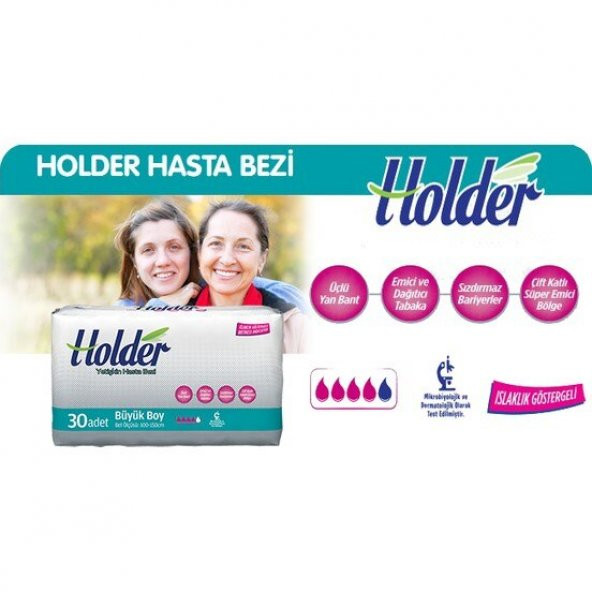 Holder Hasta Bezi L 30 Adet