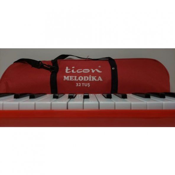 Ticon 32 k Melodika Yumuşak Çantalı Kırmızı - 4