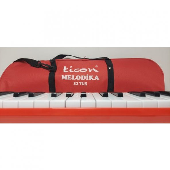 Ticon 32 k Melodika Yumuşak Çantalı Kırmızı - 5