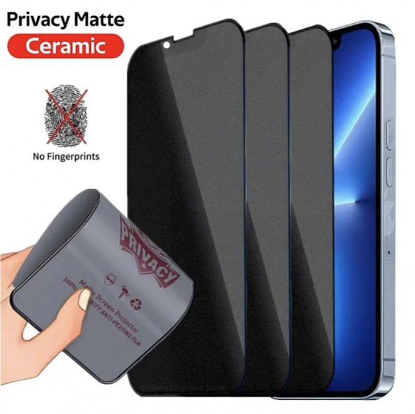 Apple Iphone 15 Pro Max Mat Hayalet Ekran Koruyucu Seramik - 2