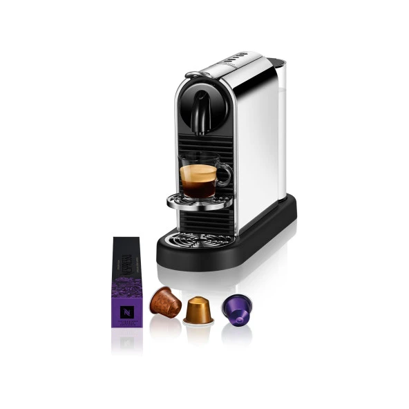 Nespresso D140 Citiz Platinum,Paslanmaz Çelik Kapsüllü Kahve Makinesei