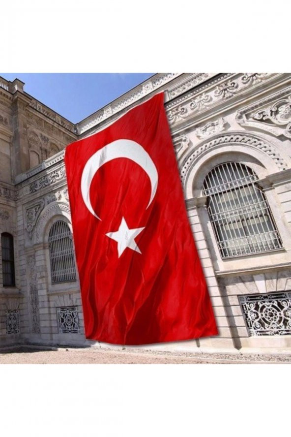 Türk Bayrağı 600x900 Cm Mesh Raşel Kumaş