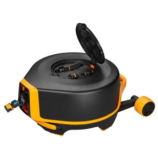 Fiskars Tekerlekli Otomatik Hortum Makarası Xl 20 M+7 M 1025933 - 2