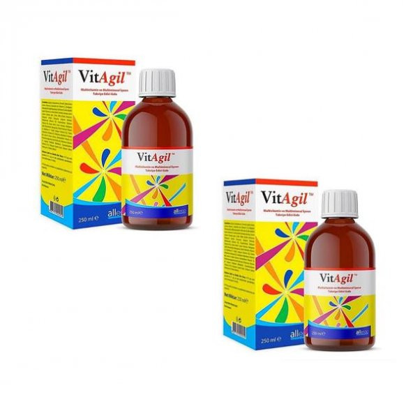 Vitagil Multivitamin Mineral Şurup 250Ml-2 ADET-SKT:07/2026