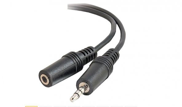 3.5 mm Stereo Aux Ses Uzatma Kablosu - 1.5 Metre