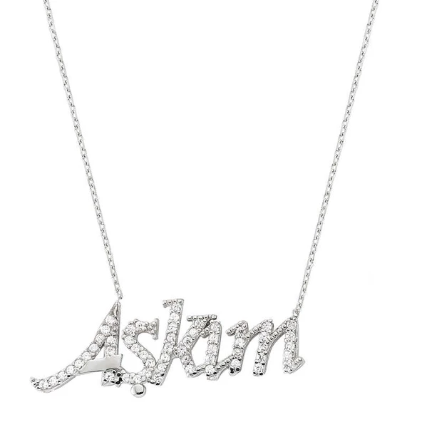 Gümüş Aşkım Bayan Kolye SL1704