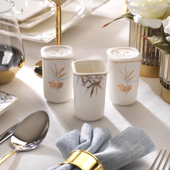 Schafer Glamor Rio Yemek Takımı 60 Parça-Beyaz - 5