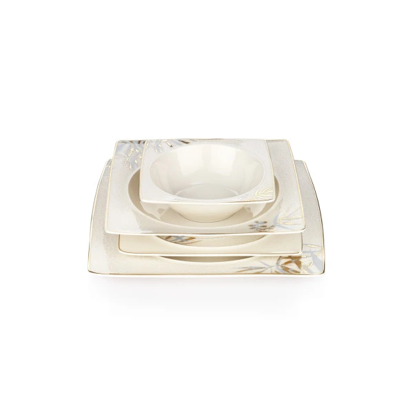 Schafer Glamor Rio Yemek Takımı 60 Parça-Beyaz - 10