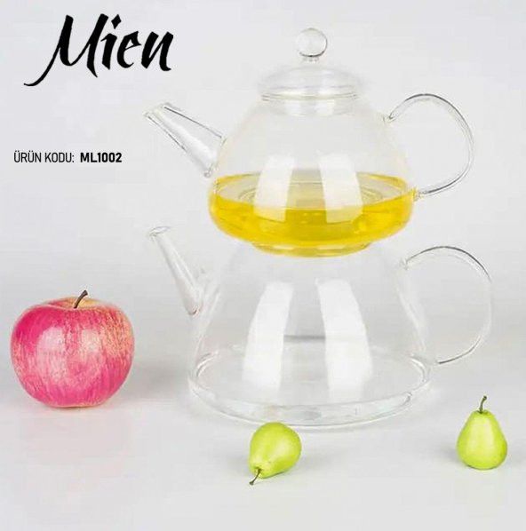 Mien Düz Cam Çaydanlık 2 Lt ML1002