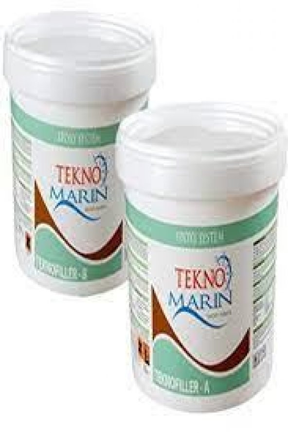 Teknomarin Teknofiller 0.5+0.5 Kg Macun Yeşil + Sarı 1020035