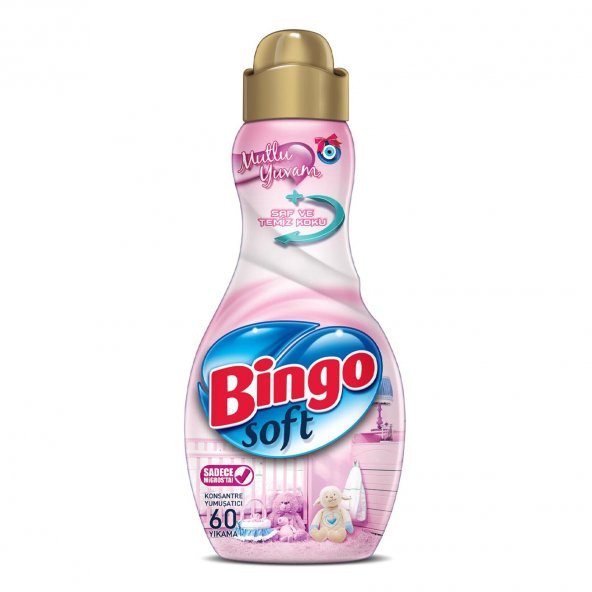 Bingo Soft Konsantre Yumuşatıcı 1440 ml Mutlu Yuvam