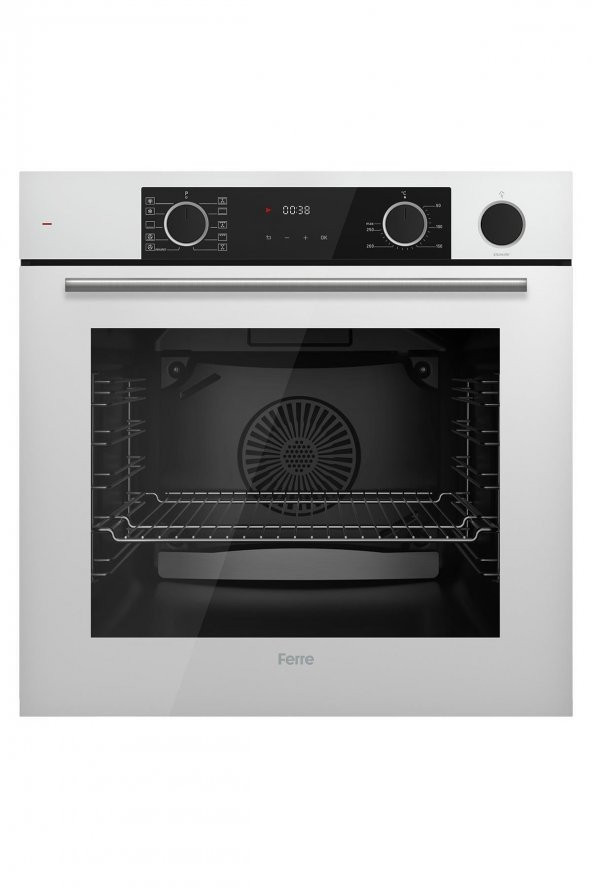 Ferre Xe64cb Steamart&fryart Serisi Buharlı Pişirme Beyaz Ankastre Fırın (0+10 Konum) - 1
