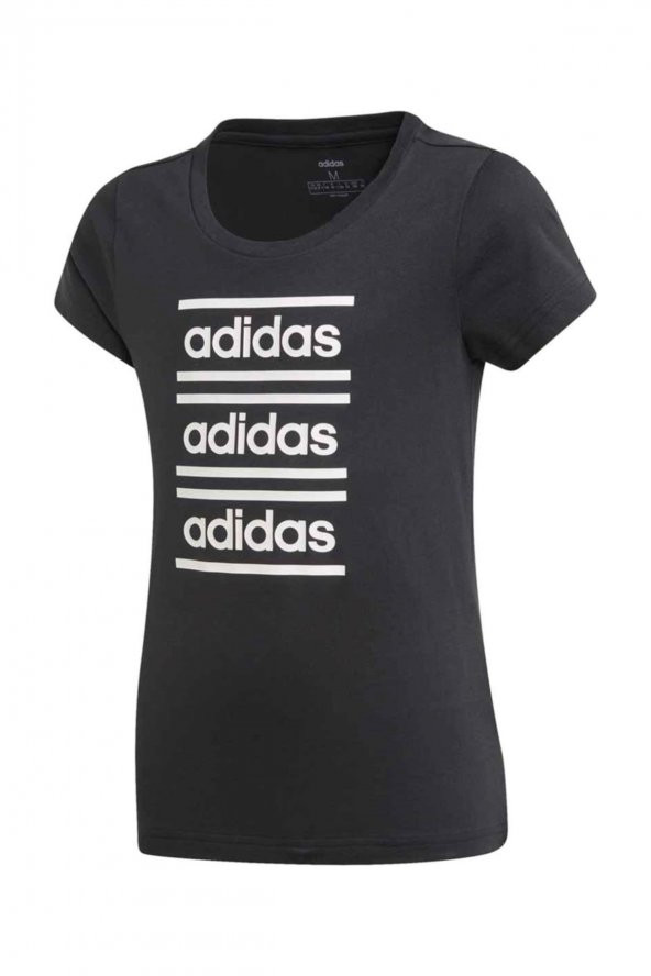 adidas Kız Çocuk T-shirt Siyah Yg Cf Tee Eh6129