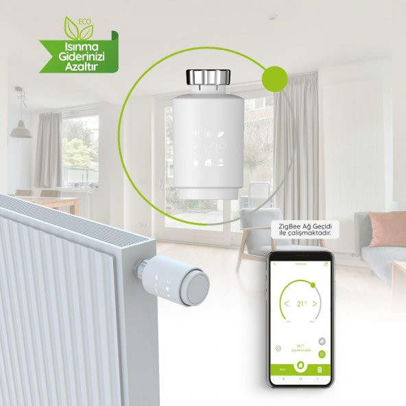 S-Warm Akıllı Termostatik Radyatör Vanası - 2
