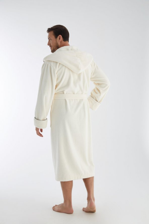 RACİNG SPEED Nakış Triga Bukle  Bambu Cotton Erkek Bornoz - Resim 6