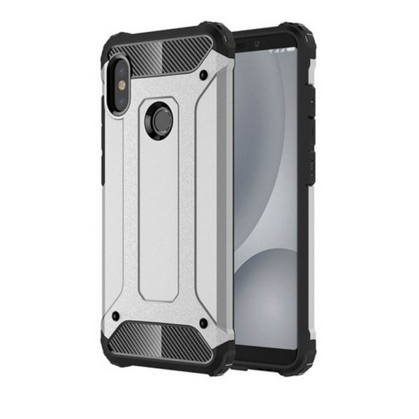 Xiaomi Redmi 6 Silikon Armor Hybrid Zırh Kılıf - 2