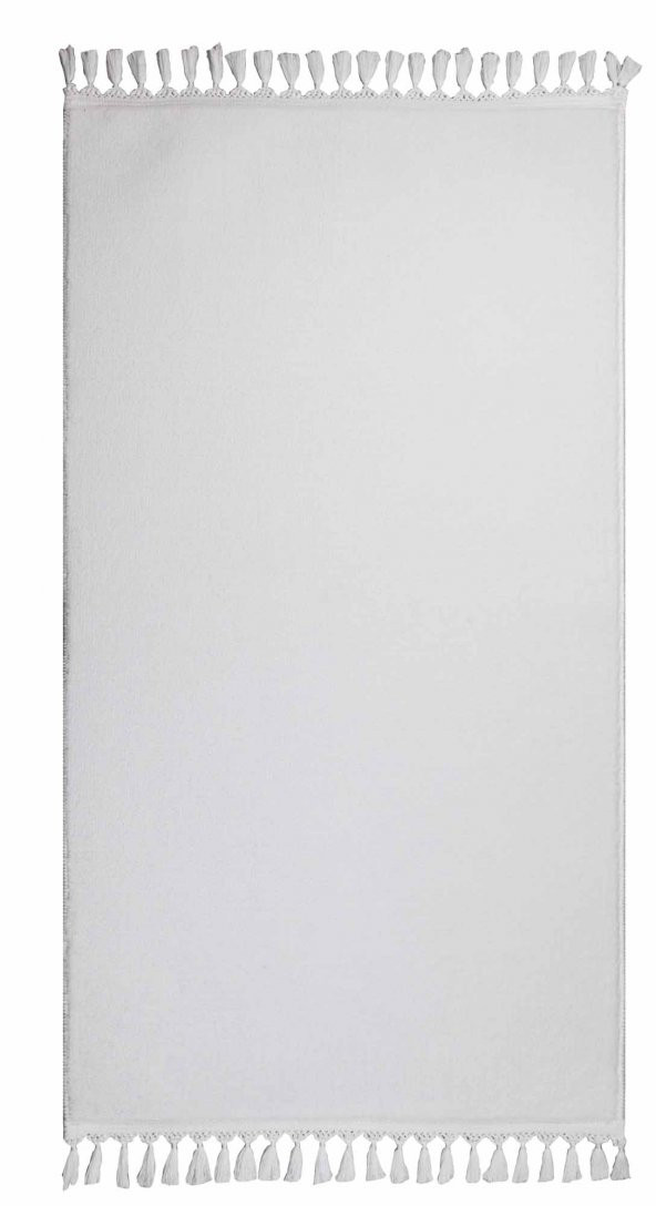 My Evilla Modern Dekoratif   Örgü Saçaklı Simirna  Peluş  Halı Yolluk - 5