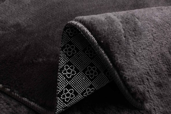My Evilla Modern Dekoratif   Örgü Saçaklı Simirna  Peluş  Halı Yolluk - 11