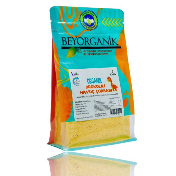 Organik Brokolili Havuç Çorbası 50gr (10 dakikada hazır)