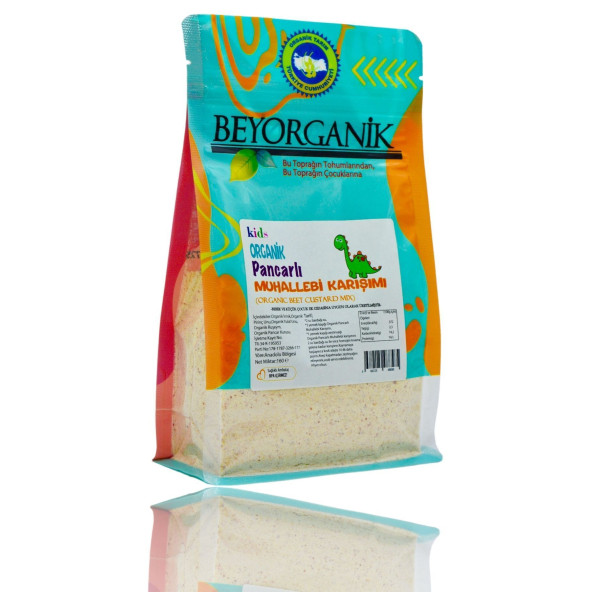 BEYORGANİK Organik Pancarlı Muhallebi Karışımı (ekstra Proteinli) 160gr - 1