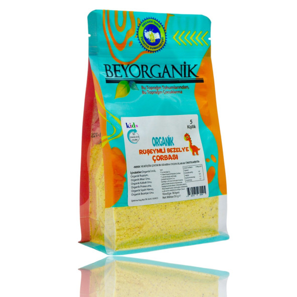 BEYORGANİK Organik Ruşeymli Bezelye Çorbası 50gr (10 Dakikada Hazır)