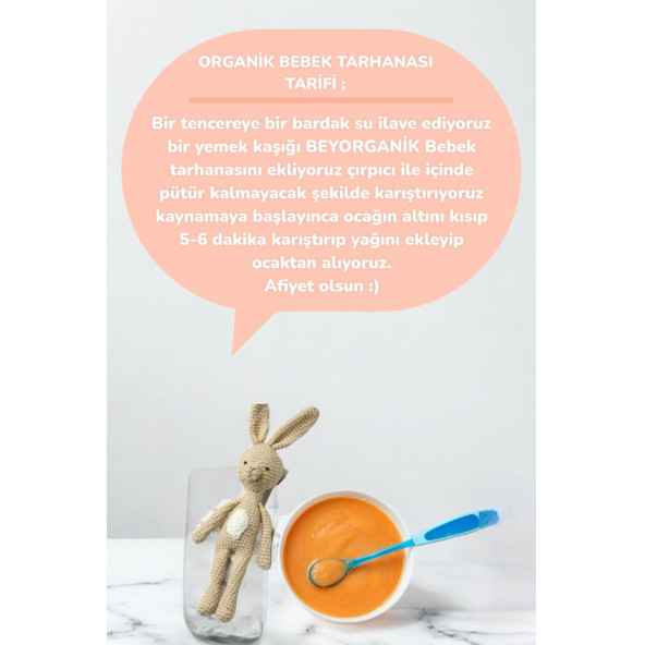 Organik Bebek Tarhanası 500gr (+6 Ay ) - 2