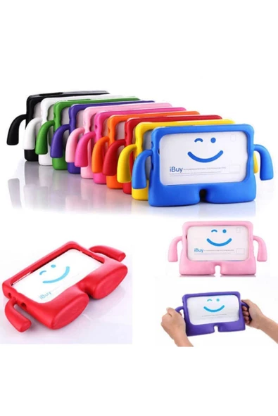 İpad 4 İbuy Kılıf Yumuşak Standlı Silikon Çocuk Tablet Kılıfı - 12