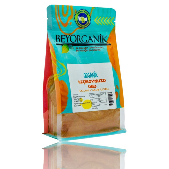 BEYORGANİK Organik Keçiboynuzu Unu 250gr