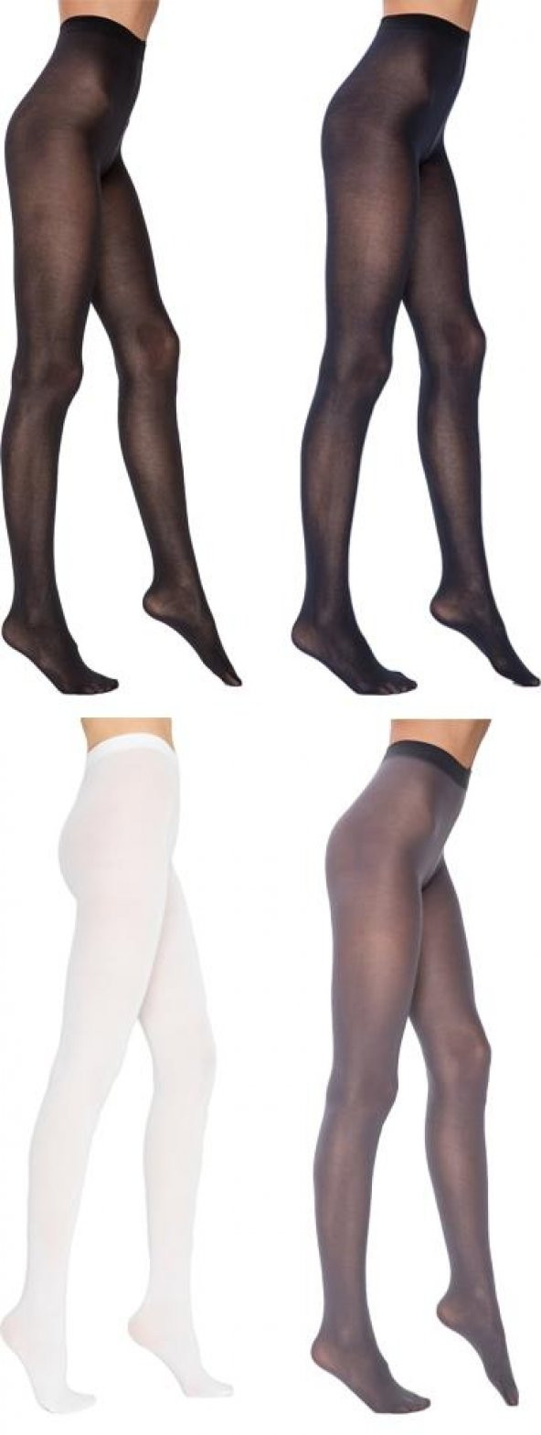 Penti Koton 60 Den Külotlu Çorap Pamuklu Mat Ağlı 2li Paket Kadın