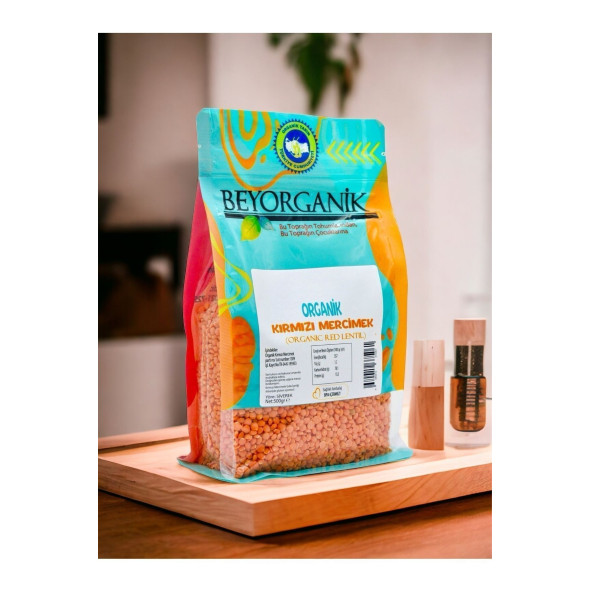 BEYORGANİK Organik Kırmızı Mercimek 500gr - 4