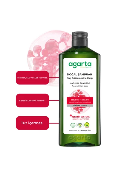 Doğal Şampuan Saç Dökülmesine Karşı Çözüm 400 Ml - Resim 2