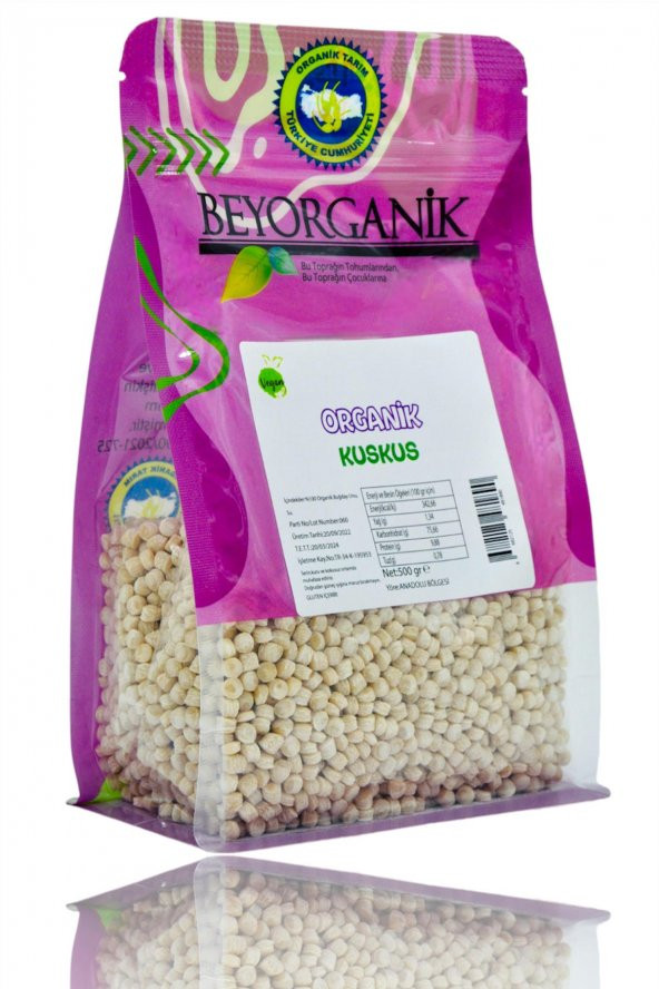 BEYORGANİK Organik Kuskus 500gr