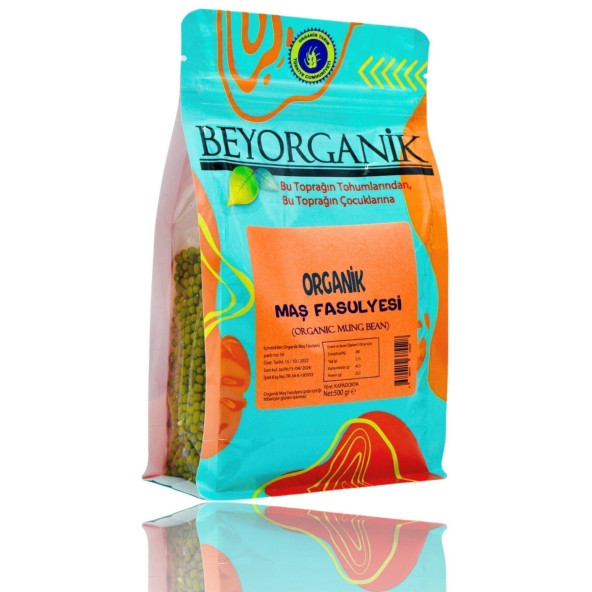 BEYORGANİK Organik Maş Fasulyesi 500gr - 4