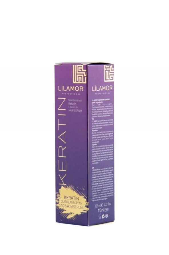 Lilamor Keratin Durulanmayan Saç Bakım Serumu 125 ml - 4