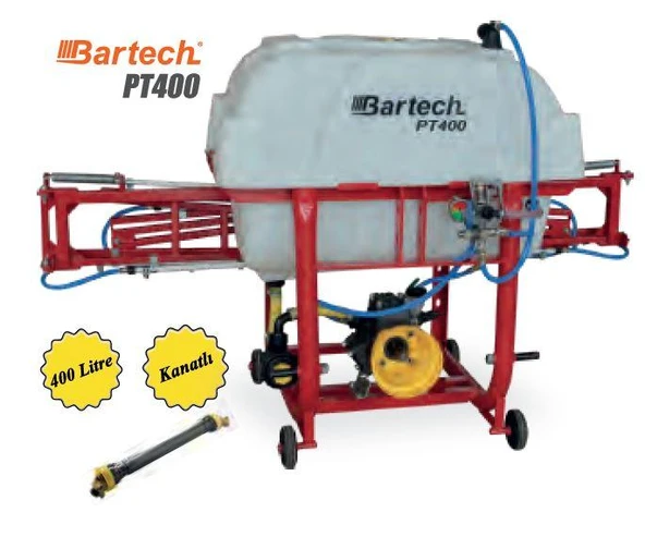 Bartech Pt400 Kanat Ve Şaftlı Pülverizatör 400 Litre
