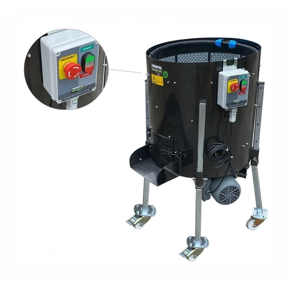 Kadıoğlu Cks130 Eko 170 Lt Sehpasız Sabit Devirli Ceviz Soyma Makinesi - 2