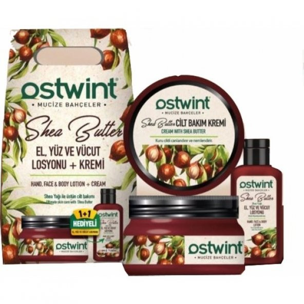 Ostwint 300 ml Krem + 100 ml Losyon Shea Yağlı 8683835159888