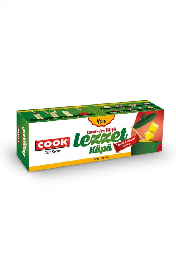 COOK Kendinden Kilitli Buz Torbası 7 Torba 56 Küp