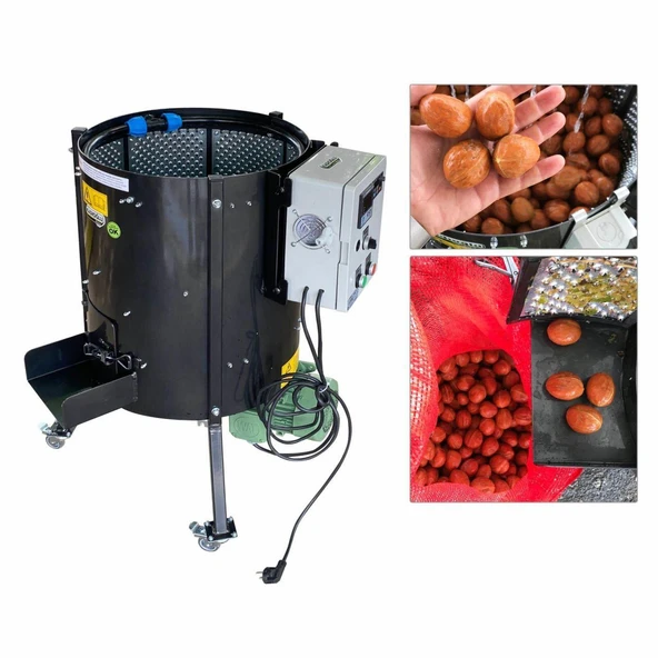 Kadıoğlu Cks80d Devir Ayarlı Rendeli Ceviz Soyma Makinesi 90 Litre - Resim 3