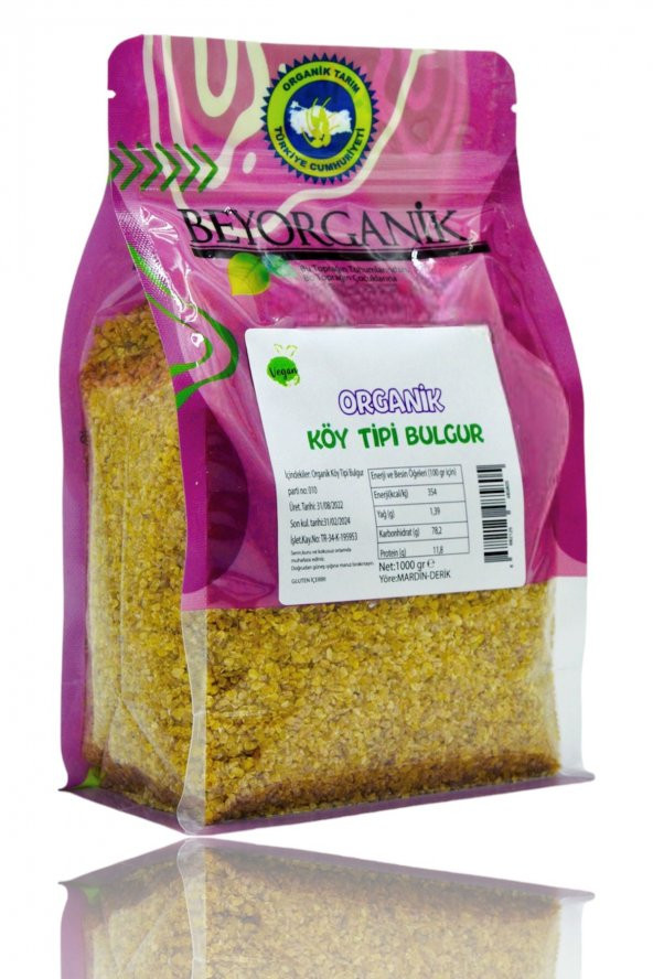 Organik Köy Tipi Bulgur 1kg