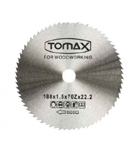Tomax Elmassız Sunta Testeresi 180x1.2MM
