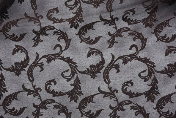 SULTAN 1 MODEL ACI KAHVE RENK TEK KANAT Pileli Fon Perde 75260 cm - 3