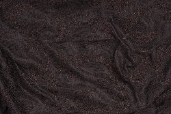 SULTAN 1 MODEL ACI KAHVE RENK TEK KANAT Pileli Fon Perde 75260 cm - 7