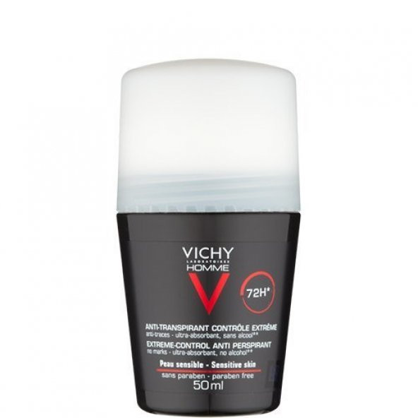 Vichy Deo Rollon Homme Terleme Karşıtı İz Bırakmayan Deodorant Yoğun Kontrol 50 ml ürün görseli