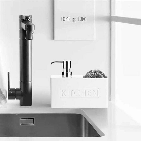 Perotti Kitchen Antra Sıvı Sabunluk Beyaz 13195 - 1