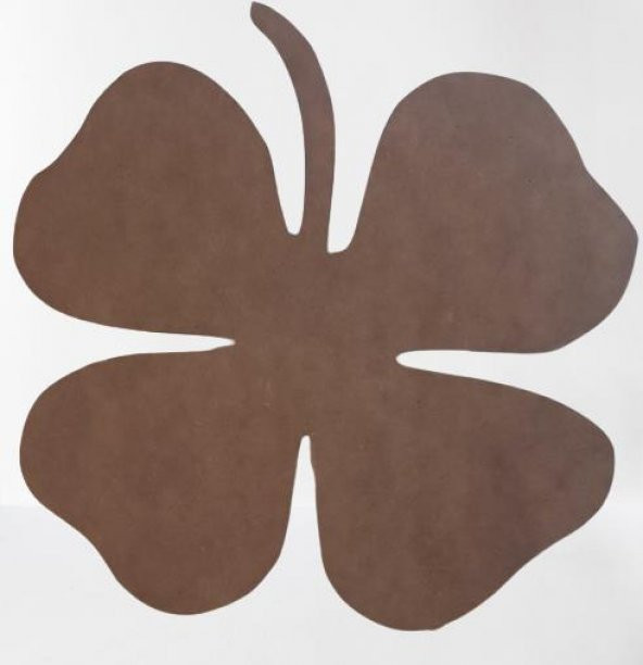 Hobi ADN 90256 Dekoratif Pano Yonca Ahşap MDF HAM CNC Kesim Model El Yapım - 6