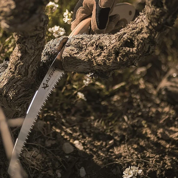 Altuna 29602 Kavisli Budama Testeresi Ahşap Saplı 33 Cm - 3